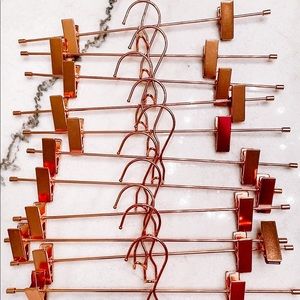 12pc Copper Pant Hangers